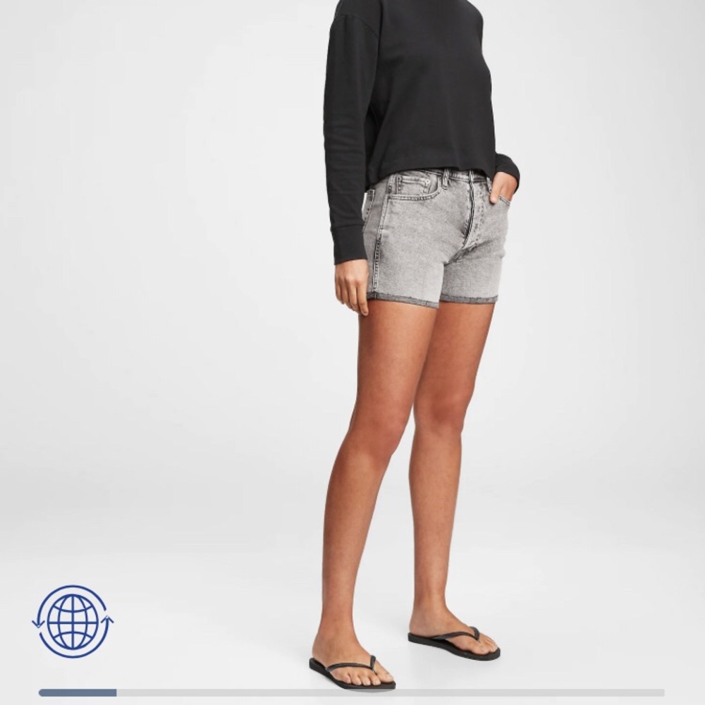 3" High Rise Cheeky Shorts with Washwell™ NWT